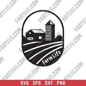 Farme Life Design files - SVG DXF EPS AI CDR