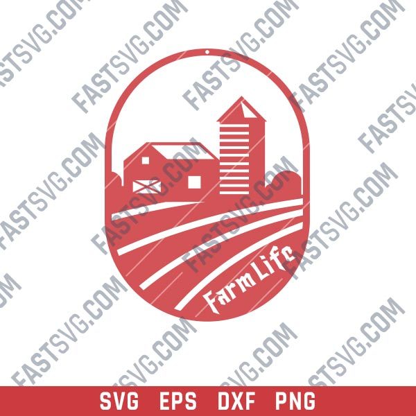 Farme Life Design files - SVG DXF EPS AI CDR