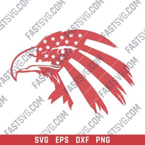 American Eagle Design files P0227 - SVG DXF EPS PNG