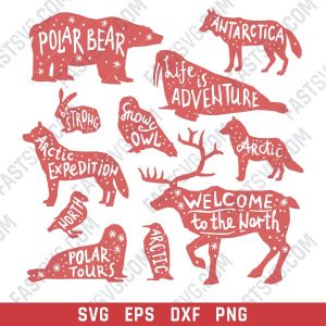 Animals quotes design files – SVG DXF EPS PNG