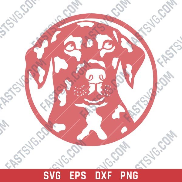 Dog Face design files – SVG DXF EPS PNG