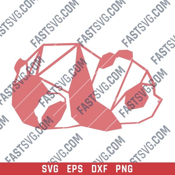 Panda design files – SVG DXF EPS PNG