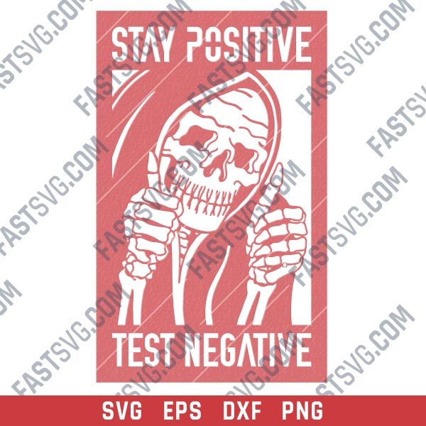 Test negative stay positive design files - SVG DXF EPS PNG