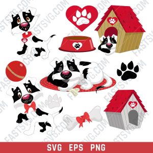 Life dog house vector design files - SVG EPS PNG