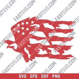 American Eagle Design files P0286 - EPS AI SVG DXF CDR