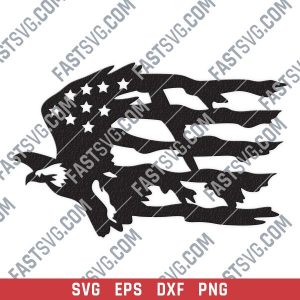 American Eagle Design files P0286 - EPS AI SVG DXF CDR