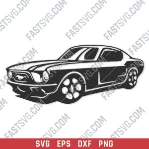 Old car vector design files - SVG DXF EPS PNG