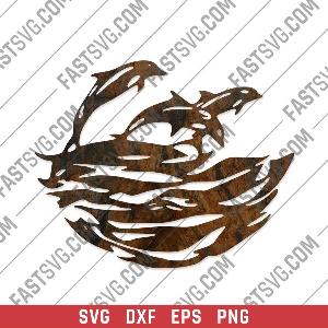 Dolphin vector design files