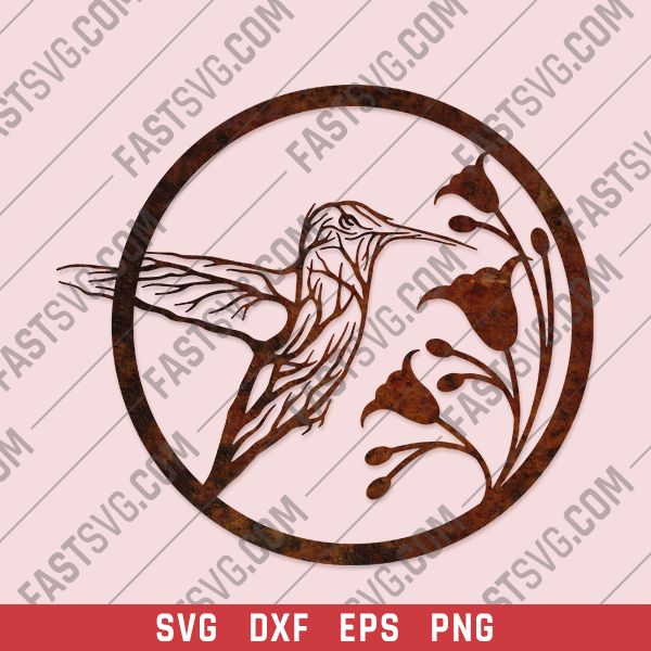 Hummingbird vector design files