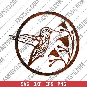 Hummingbird vector design files
