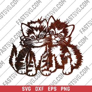 kittens vector design files