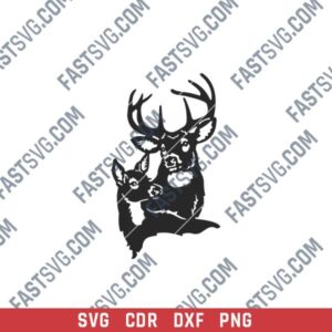 Deer DXF File Preview