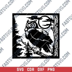 Owl DXF File