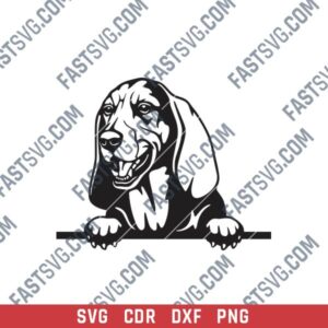 Basset Hound CNC DXF File