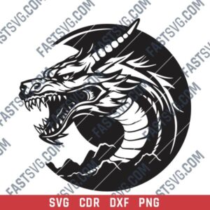 Dragon Head DXF Files