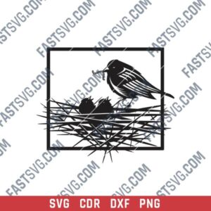 Birds in the Nest DXF Files