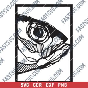 Fish Wall Decor DXF Files